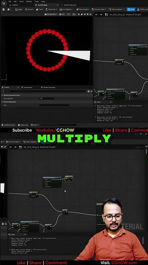 Creating Spotlight Effects in Unreal Engine 5 #shorts