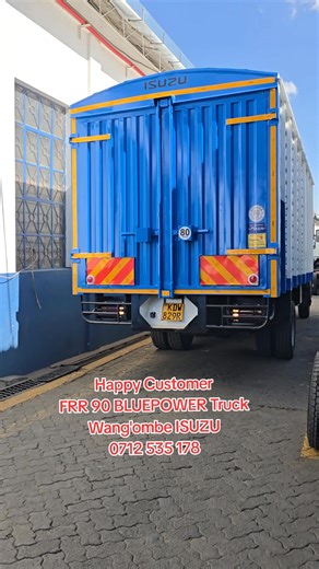 Happy Customer. FRR 90 BLUEPOWER Truck. Isuzu FRR 90 BLUEPOWER Truck Successfully delivered! For more information on how to own a brand new Isuzu Vehicle, Call / Whatsapp 0712535178 Website ; https://wangombetruckdealer.co.ke/ #isuzu #frr #kenyantiktok🇰🇪 #foryou #viralvideo