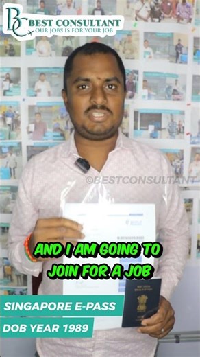 Singapore E-Pass Enakum Kedachuruchu🤟🏻🇸🇬🔥 #bestconsultant #shorts #singapore #motivation #tamil