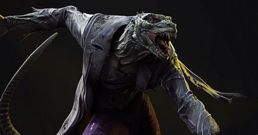 Spider-Man: No Way Home concept art showcases a more comic-accurate Lizard in action