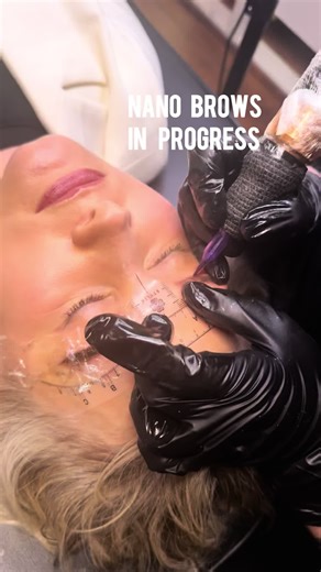 Ever wonder how nano brows are done? Here's a peek behind the scenes — tiny strokes, real results. Your dream brows, created one line at a time. Book your appointment today and wake up with perfect brows every day. #nanobrows #permanentmakeup #permanentmakeupeyebrows #finelinetattoo ##raleighdurham #permanentmakeupartist #eyebrows #browtattoo #semipermanente #microblading #lipblushtattoo #lipblush #finelinetattoo #lipblushing #pmu #nanobrows #microblading #eyebrowstattoo