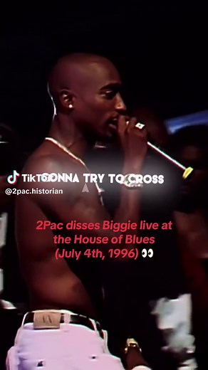 2Pac Disses Biggie Live at the House of Blues (1996)