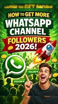 How to Grow a WhatsApp Channel in 2026 🚀 (New Strategy)