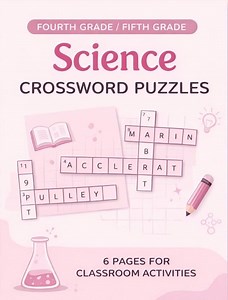 4th,5th Grade Science Crossword Puzzles Bundle | Printable & Canva Editable Science Worksheets | Life Science Vocabulary Activitiy - Etsy Canada