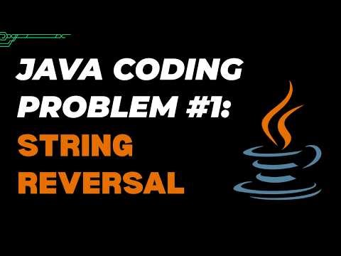 Java Coding Problem 1: String Reversal | Tagalog Java Tutorial