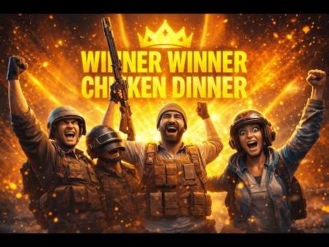 🏆 Winner Winner Chicken Dinner with NOOB Squad 😂 | PUBG PC Funny Full Gameplay#pubg #chickendinner