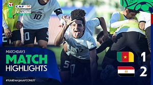 171K views · 1.1K reactions |  HIGHLIGHTS:  1-2  Egypt fight back against 10-man Cameroon to earn their first 3 points. ✅ #CMREGY | #TotalEnergiesAFCONU17 | TotalEnergies Africa Cup of Nations: U17, U20, U23 | Facebook