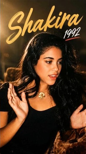 Young Shakira in 1992 😲
