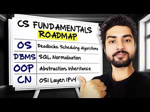 Complete Roadmap for CS Fundamentals | Free Resources🔥