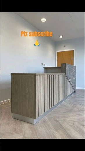 ❤️Modern Office table design reception table decoration idea!! #polishzone