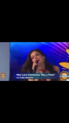 Mar Lara en vivo en Cada Mañana: Rey & Peón performance