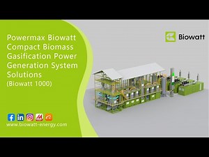 Biowatt Compact Biomass Gasification Power Generation System Solutions Biowatt1000
