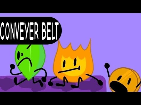 (OBJECTVERSE) BFDI CONVEYER BELT SURVIVAL!