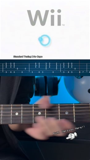 Shy Guy マスク on Instagram: "Wii Shop Theme - Nintendo Full Cover on YouTube, Link in Bio #nintendo #fingerstyle #guitar #tabs"