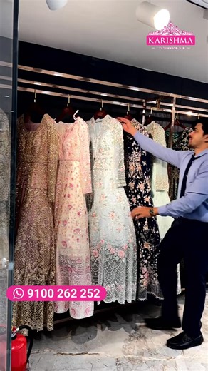 Karishma The Wedding Mall on Instagram: "@karishmatheweddingmall *#KARISHMA ONE* Experience timeless elegance with our exclusive collection of bridal and ethnic wear. Our Collection Includes: Lehengas | Bridal Wear | Party Wear Sarees | Sharara | Gharara | Paplons Dress Materials & More @karishma.jewellers Jewellery Mall - LAAD BAZAR @karishmatheweddingmall Bridal wear and premium collection - ABIDS | BANJARA HILLS | CHARMINAR | JUBILEE HILLS | KHILWAT | TOLICHOWKI | VANASTHALIPURAM *Important N