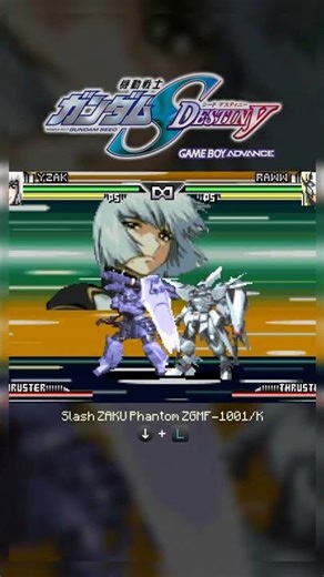 Slash ZAKU Phantom Ultimate Attacks #shorts #gundam