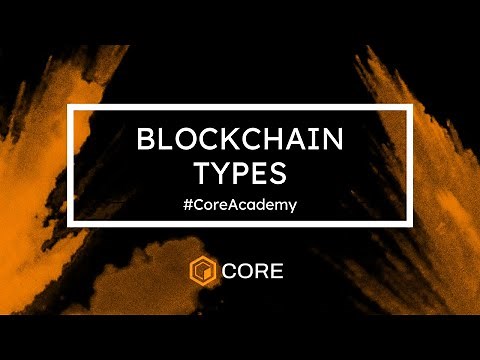 Different Types of Blockchains Explained #CoreAcademy