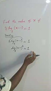 Beautiful Logarithm Equation