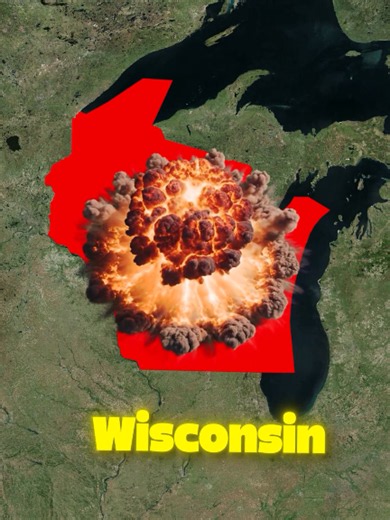 What Would Happened if Russia ....... on wisconsin #unitedstates #geography #wisconsin #US