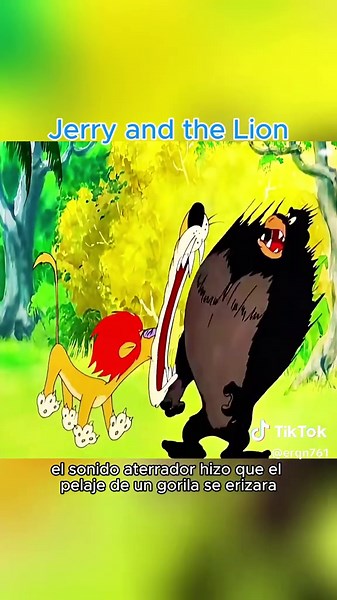 Jerry and the Lion Cartoon Clip — Classic Comedy Moment