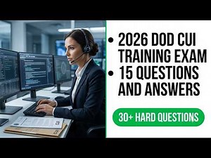 2026 DoD CUI Training Exam: 15 Questions and Answers