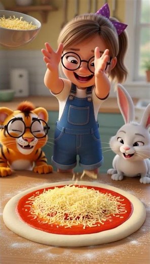 Mini Pizza Party 🍕🎉 Fun Cooking Song for Kids