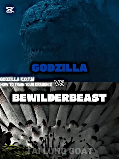 GODZILLA 2019 vs BEWILDERBEAST