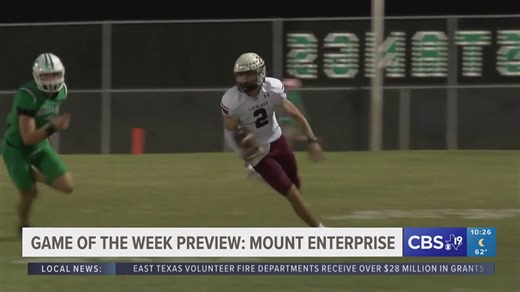 UNDER THE LIGHTS | GAME OF THE WEEK PREVIEW: Mount Enterprise enters Week 9 undefeated