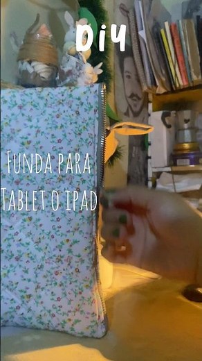 Hermosa funda para Tablet o iPad. Guarda el video y dale like 💜 #sewing #costura #diy #reels