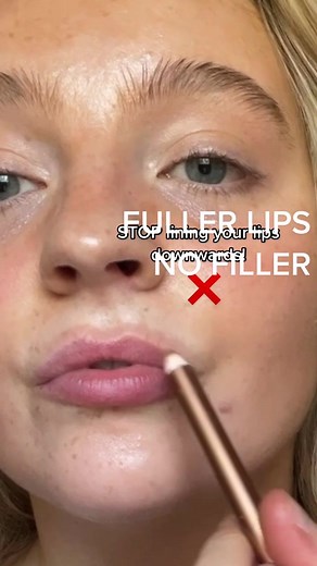 Fuller Lips - No Filler! Genius Lip Liner Trick
