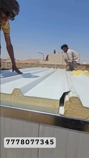 puf panel installation #fabrications