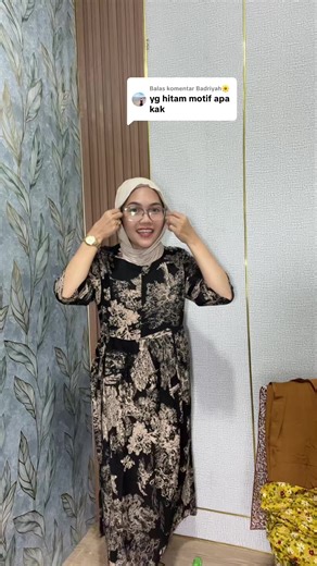 Membalas @Badriyah: Daster Midi Dress Miranda Rayon Busui