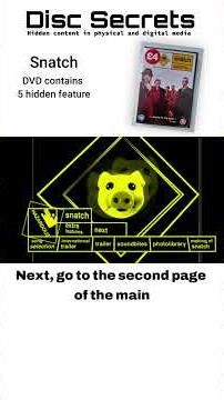 Snatch DVD Hidden Easter Eggs 🤯 #shorts