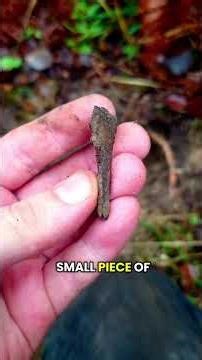 I found some cool artifacts with my metal detector! #treasuresearch #metaldetecting