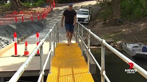 9K views · 97 reactions | Goldsborough Valley residents now have a footbridge over Mulgrave River after eight weeks of precarious river crossings. Rangers have also set a trap for a 2.8 metre crocodile in the area. 7NEWS at 6pm. #7NEWS | 7NEWS Cairns | Facebook