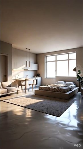 We built this Studio Apartment Transformation completely from scratch! ✨🏡 #interiordesign #roommake