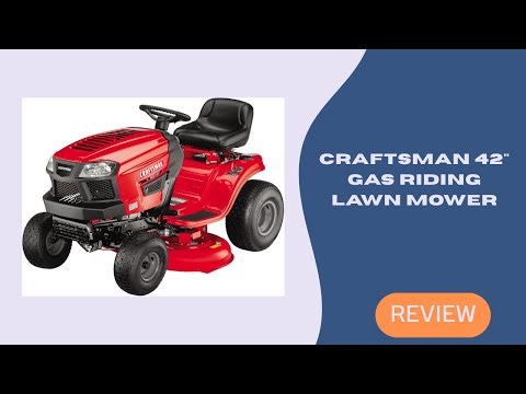 Craftsman 42" Gas Riding Lawn Mower – 17.5 HP Briggs & Stratton Engine