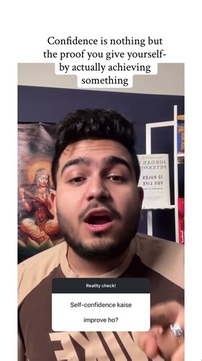 Confidence isn't motivation. It's evidence. You earn it by doing the work. #rethinkwithashmit