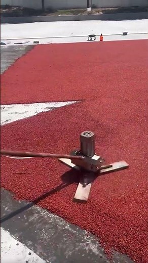 Compacting - leveling plastic track for perfect alignment and durability #engineering #construction