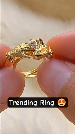 Luxury Gold Ring with Diamond 💍 | Latest Elegant Ring Design | Trending Jewelry 2026