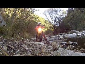 KTM 950 Supermoto, off road ACTION !!!