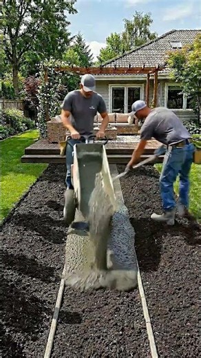 Backyard Patio Entrance Makeover 🌸🛠️