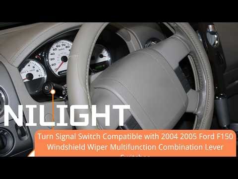 Nilight Turn Signal Switch Replacement Guide | 2004–2005 Ford F-150 Multifunction Lever Install