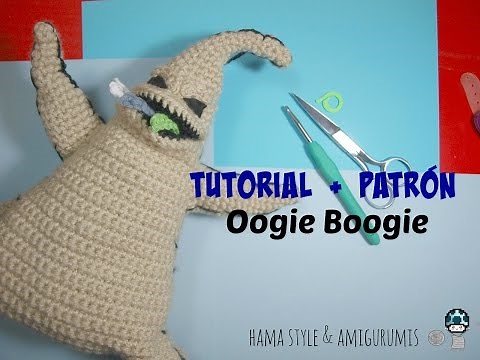 TUTORIAL + PATRÓN - Oogie Boogie de Pesadilla antes de Navidad amigurumi [1ºPARTE]
