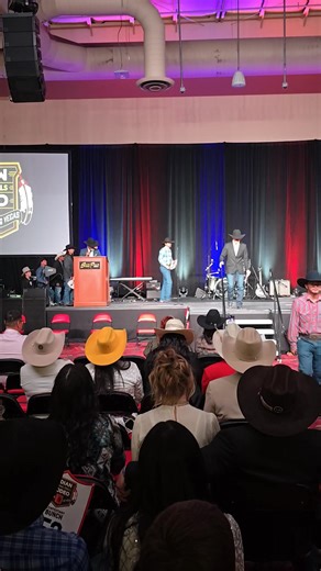 Indian National Finals Rodeo back number ceremony in the books, first go round tomorrow at 12:30 pst be there or tune into Pluto Ride Pass to watch! | Tahj Wells bullriding