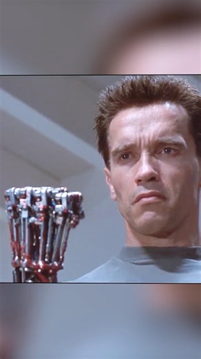 The Terminator T-800 tears off the skin from his arm to prove he is a robot.#shorts #viral #edit
