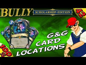 Bully SE :: ALL G&G CARD LOCATIONS [100% Walkthrough]
