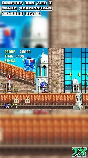 (Preview)[16-Bit;Genesis]Rooftop Run Act 1 - Sonic Generations