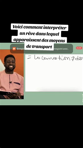 Voici comment interpréter un rêve dans lequel apparaissent des moyens de transport (moto, voiture…) : la clé de la destinée.#pasteurathomsmbuma #athoms_mbuma #emciteach #docteurathomsmbuma