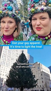 It’s time to light the Christmas tree at Rockefeller Center